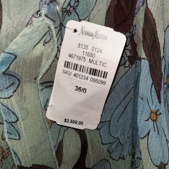 Stella McCartney garden print frill asymmetrical sundress - Picture 3 of 11